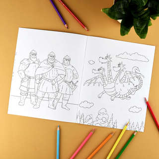 Раскраска 'Любимые герои' 5+ 3