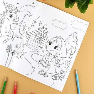 Раскраска 'Любимые герои' 5+ 6