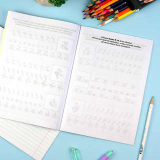 Прописные буквы: Прописи с прозрачными страницами, 6+ 6