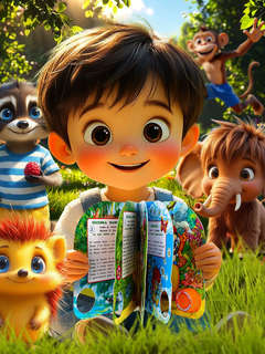 Музыкальная книга 'Любимые песенки' 1 кнопка - 3 песенки 8