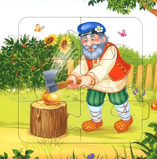Книга с пазлами 'Курочка Ряба', 24 детали 5