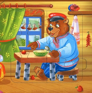 Книга с пазлами 'Маша и медведь', 24 детали 5