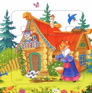 Книга с пазлами 'Теремок', 24 детали 5
