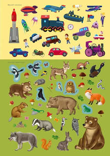 1000 наклеек: Животные 8