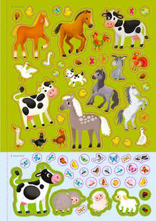 1000 наклеек: Животные 9