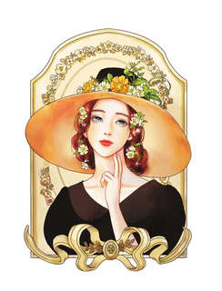 Девушки и искусство, Раскраска 8