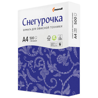 Бумага офисная 'Снегурочка', 500 листов, А4 1