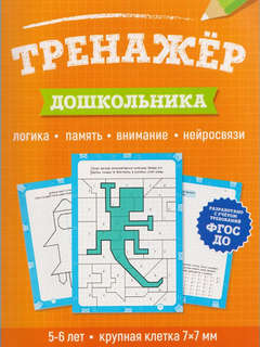Тренажёр дошкольника, 5-6 лет (крупная клетка)
