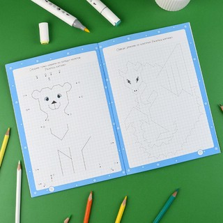 Тренажёр дошкольника, 5-6 лет (стандартная клетка) 6