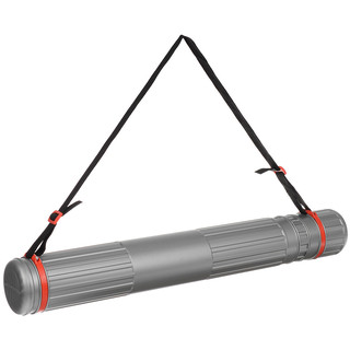 Тубус телескопический 'Стамм', на ремне, цвет: серый, 9 cм 1