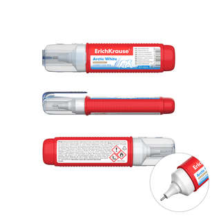 Ручка-корректор ErichKrause Arctic white, 12 мл 2