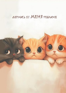 Блокнот с наклейками 'Кисуня' 3