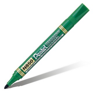 Маркер перманентный Pentel 4.2 мм, зелёный, N850-D