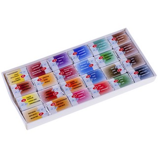 White Night Акварельные художественные краски Ленинград 24 цвета 2