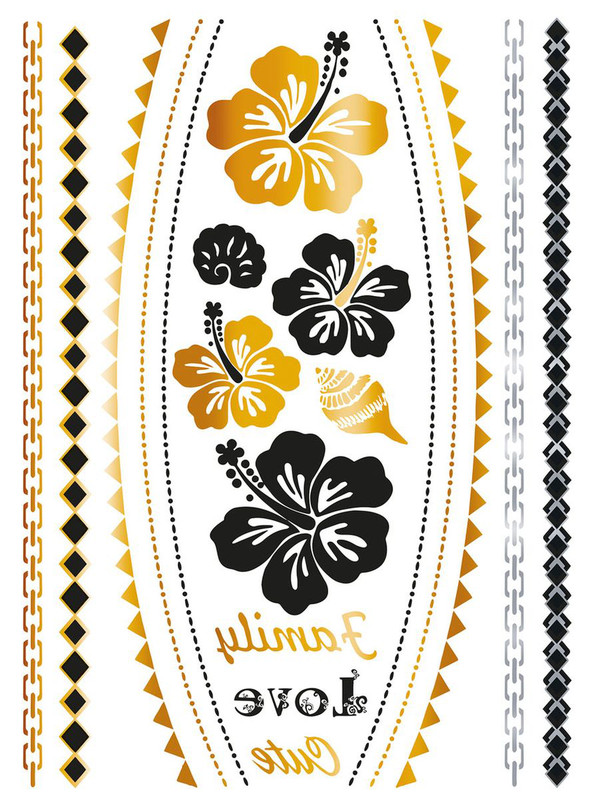 Herma Наклейки для тела Flash Tattoo Цветы - купить наклейки по низким ...