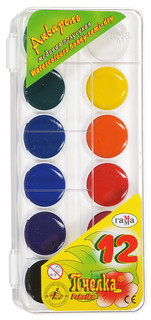 Гамма Акварель медовая Пчелка 12 цветов 1