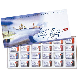 Акварель художественная 'Белые ночи' 24 цвета