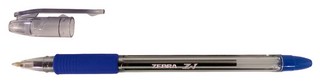 Ручка шариковая Zebra Z-1, 0.7 мм, чернила синие