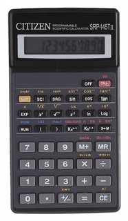 Калькулятор инженерный Citizen SRP-145, программируемый