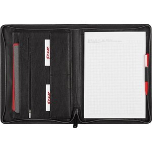 Папка Алекс деловая 123 из эко кожи черная 4