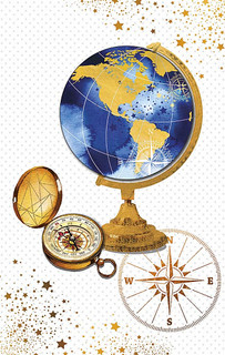 Открытка 'Глобус', артикул 0765.523 1