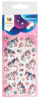 Липляндия Набор наклеек Единорог 1