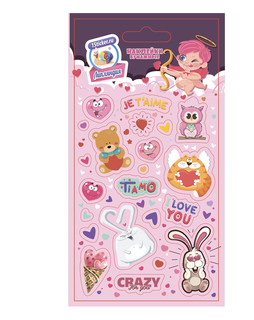 Набор наклеек Липляндия День всех влюбленных