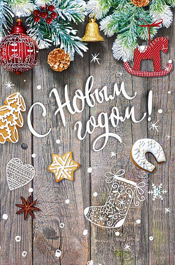 Открытка 'С Новым Годом', артикул 0262.287