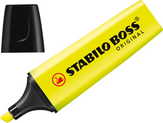 STABILO текстовыделитель BOSS ORIGINAL, ЖЕЛТЫЙ, 2-5 мм
