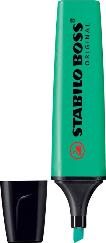 STABILO текстовыделитель BOSS ORIGINAL, ИЗУМРУДНЫЙ, 2-5 мм