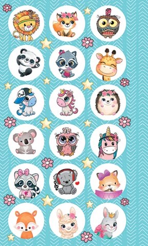 Наклейки поощрительные 0-11-396