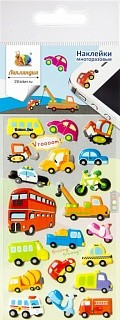 Набор наклеек 'Автотранспорт' Липляндия, цвет мультиколор