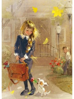 Нежность Комплект из 10 почтовых открыток Антология 4