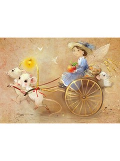 Маленькие феи Комплект из 10 почтовых открыток Антология 2