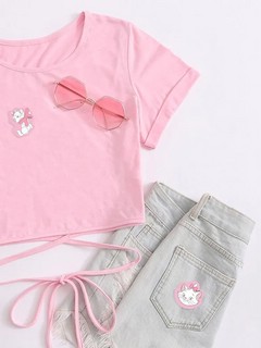 Патчи для одежды 'Кошка Мари', многоразовые, 2 штуки 3