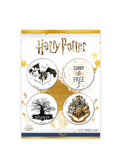Набор значков закатных PrioritY 'Гарри Поттер 2', 4 штуки, цв...