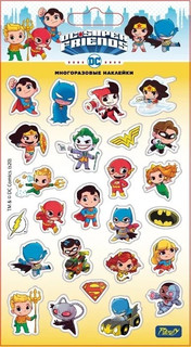 Наклейки объемные 'Super Friends - 1', 110х200 мм PrioritY