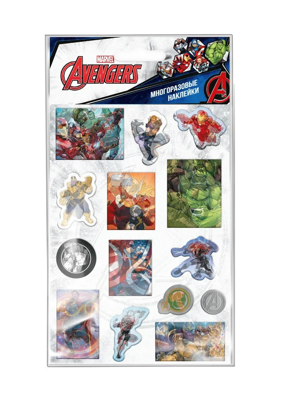 Наклейки 3D 'Мстители', 110х200 мм PrioritY