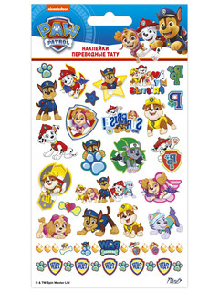 Наклейки-тату переводные 'Щенячий патруль 2' 11х20 см