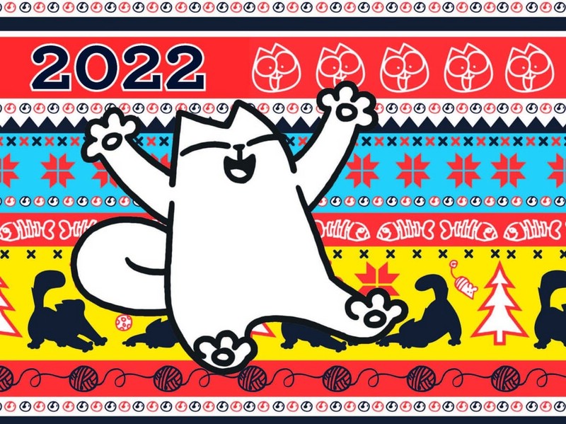 Новый Год Кота Саймона 2022