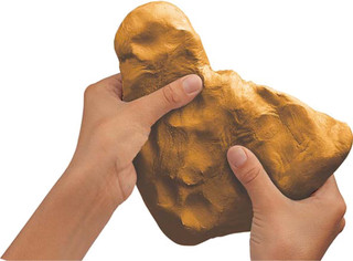 Паста для моделирования отвердевающая 250 гр, цвет терракотовый 6