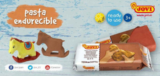 Паста для моделирования отвердевающая 250 гр, цвет терракотовый 7