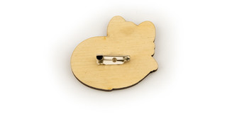 Значок 'Брошка-крошка. Лиса' 3х4 см Символик 2