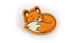 Значок 'Брошка-крошка. Лиса' 3х4 см Символик 3