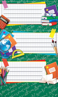 Наклейки на тетрадь 