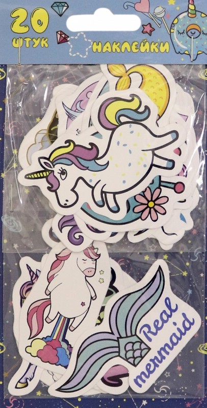 Набор фигурных наклеек 