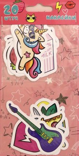 Набор фигурных наклеек "В тренде", 20 шт, Липляндия