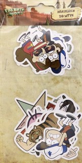 Набор фигурных наклеек 