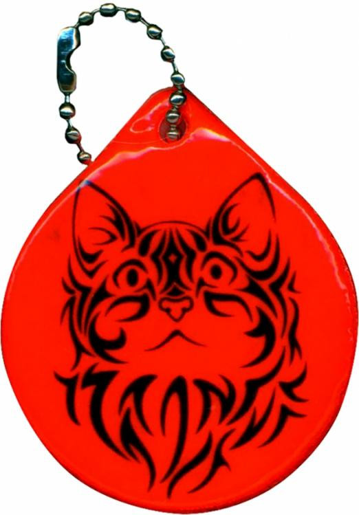 Брелок-капля 'Охотница' светоотржающий