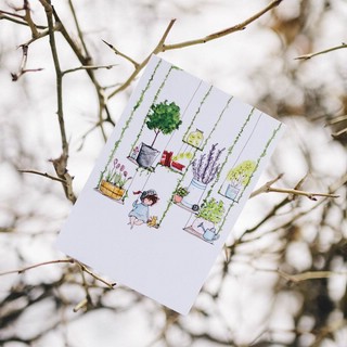 Открытка 'Качели' 2